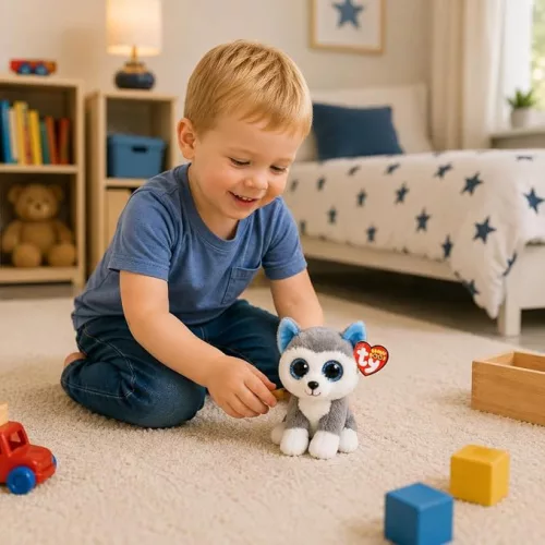TY Beanie Boos Slush husky plüssfigura 15 cm