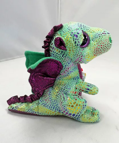 BOOS plüss figura CINDER, 15 cm - zöldsárkány