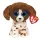 BOOS plüss figura MUDDLES, 15 cm - barna - fehérkutya