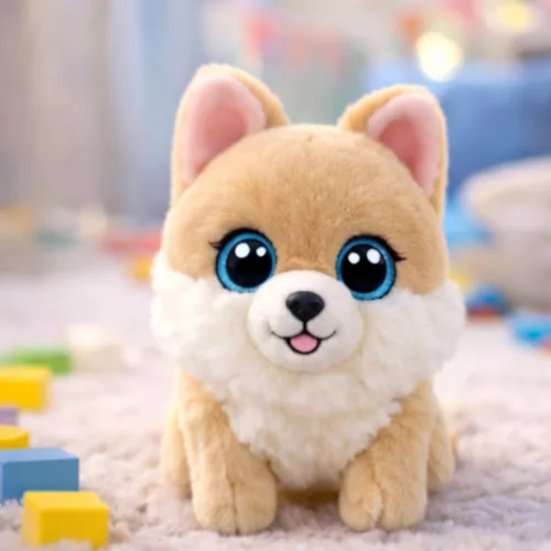 BOOS plüss figura HONEYCOMB, 15 cm - kutya