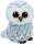 BOOS plüss figura OWLETTE, 24 cm - fehér bagoly