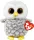 TY Beanie Boos Owlette fehér bagoly plüss 15 cm