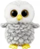TY Beanie Boos Owlette fehér bagoly plüss 15 cm