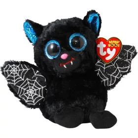 BOOS plüss figura BATRICK, 15 cm - fekete denevér 