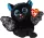 BOOS plüss figura BATRICK, 15 cm - fekete denevér 