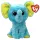 BOOS plüss figura TRUNKLES, 15 cm - kékelefánt