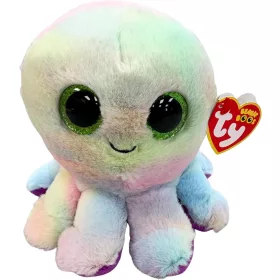 BOOS plüss figura BUBBLES, 15 cm - színespolip