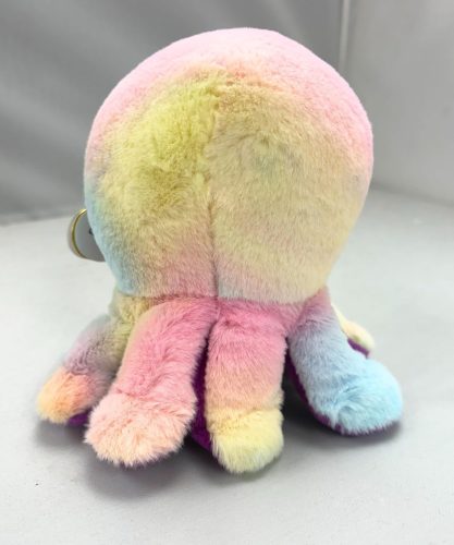 BOOS plüss figura BUBBLES, 15 cm - színespolip