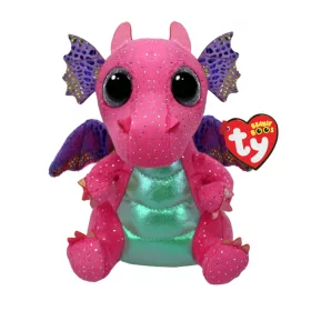 BOOS plüss figura SPITFIRE, 15 cm - rózsaszín sárkány