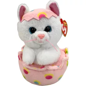 BOOS plüss figura GIGGLES, 15 cm - macska tojásban