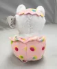 BOOS plüss figura GIGGLES, 15 cm - macska tojásban