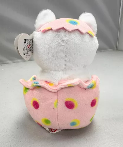 BOOS plüss figura GIGGLES, 15 cm - macska tojásban