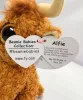 BOOS plüss figura ALFIE, 15 cm - skót-felföldi marha