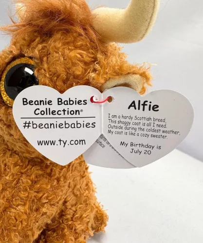 BOOS plüss figura ALFIE, 15 cm - skót-felföldi marha