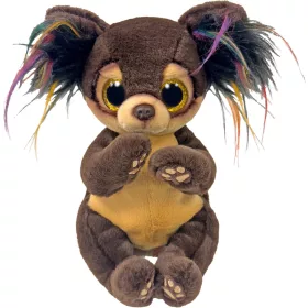 Ty Beanie Bellies plüss figura TOFFEE, 15 cm - barna kutya