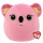 Ty Squishy Beanies párna alakú plüss figura POPPY, 22 cm - rózsaszínkoala