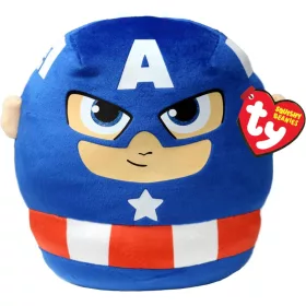  Ty Squishy Beanies párna alakú plüss figura Marvel CAPTAINAMERICA, 22 cm