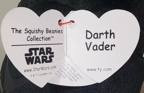 Ty Squishy Beanies párna alakú plüss figura Star Wars DARTH VADER, 22 cm
