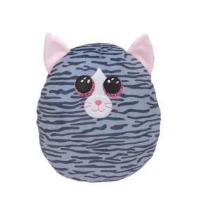   Ty Squishy Beanies párna alakú plüss figura KIKI, 22 cm - szürkemacska