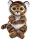 Ty Beanie Bellies plüss figura CLAWDIA, 15 cm - tigris