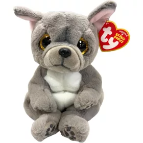   Ty Beanie Bellies plüss figura WILFRED, 15 cm - szürkekutya