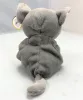 Ty Beanie Bellies plüss figura WILFRED, 15 cm - szürkekutya