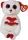 Ty Beanie Bellies plüss figura DESI, 15 cm - fehér medve szívvel
