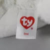 Ty Beanie Bellies plüss figura DESI, 15 cm - fehér medve szívvel
