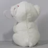 Ty Beanie Bellies plüss figura DESI, 15 cm - fehér medve szívvel
