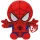 Beanie Babies plüss figura Marvel SPIDERMAN, 15 cm
