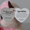 Ty Beanie Bellies plüss figura SPRINKLES, 15 cm - tehén szívvel
