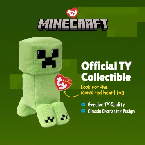 Beanie Babies plüss figura Minecraft, 18 cm CREEPER