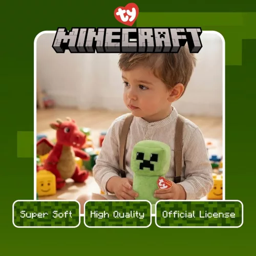 Beanie Babies plüss figura Minecraft, 18 cm CREEPER