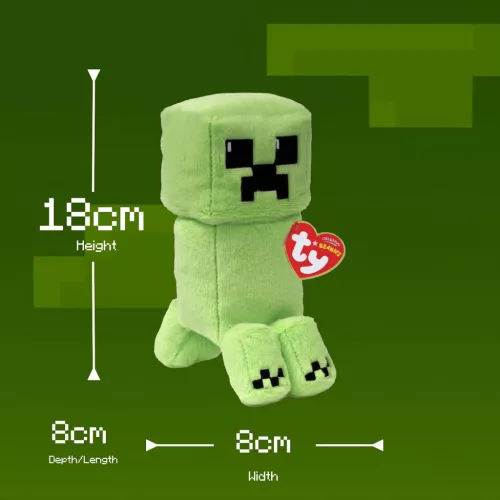 Beanie Babies plüss figura Minecraft, 18 cm CREEPER