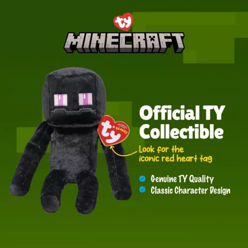 Beanie Babies plüss figura Minecraft, 15 cm ENDERMAN
