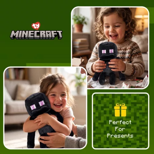 Beanie Babies plüss figura Minecraft, 15 cm ENDERMAN
