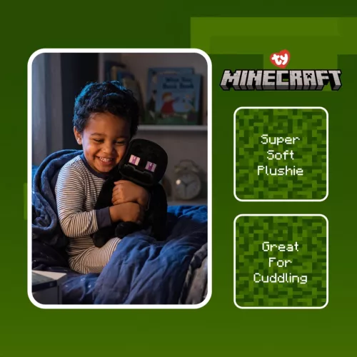 Beanie Babies plüss figura Minecraft, 15 cm ENDERMAN
