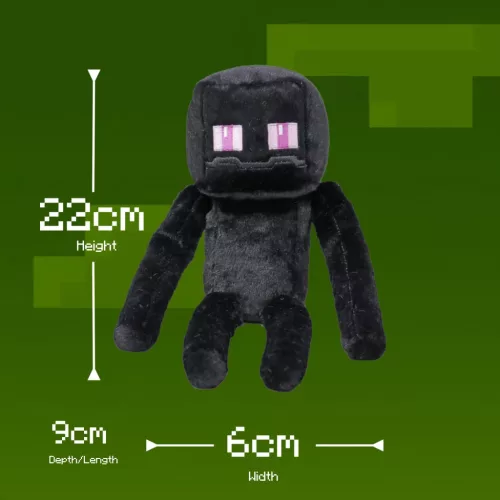 Beanie Babies plüss figura Minecraft, 15 cm ENDERMAN

