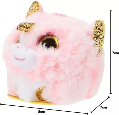 Ty Beanie Balls plüss figura FANTASIA - rózsaszín unikornis