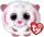 Ty Beanie Balls Tabor rózsaszín-fehér tigris plüssfigura