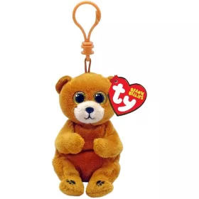   Ty Beanie Bellies plüss figura DUNCAN, Clip 8,5 cm - barna medve 