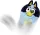 Ty Beanie Bouncers plüss figura Bluey - BLUEY