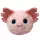 Ty Beanie Bouncers plüss figura GILL - rózsaszín axolotl 