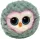 Ty Beanie Bouncers pattogó plüss figura FEATHERS - szürke bagoly