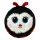 Ty Beanie Bouncers pattogó plüss figura BUGGIE - katicabogár