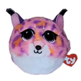   Ty Beanie Bouncers pattogó plüss figura LEX - rózsaszín hiúz