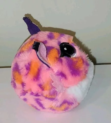 Ty Beanie Bouncers pattogó plüss figura LEX - rózsaszín hiúz