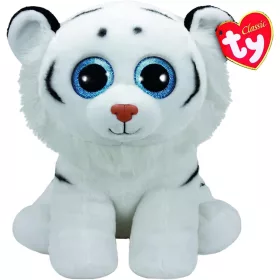 Beanie Babies plüss figura TUNDRA, 42 cm - fehér tigris
