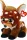 Beanie Babies plüss figura BUCKLEY 24 cm szarvas