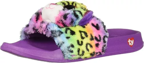 Ty Fashion papucs DOTTY - színes leopárd, méret: L (36-38)